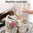 thumbnail image 5 of Pioneer Flower Floral Print Pattern Bathroom Rugs Mat, Non Slip Microfiber Bathroom Rug with Rubber Backing, Soft Mats for Bathroom Floor Tub Shower, 24"x60", 5 of 5