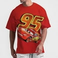 thumbnail image 4 of Camisetas de Disney Pixar Cars Lightning McQueen para hombre, ropa, camisetas de dibujos animados, camisetas casuales para niños, niñas y adolescentes, 4 of 4