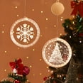 thumbnail image 2 of EIMELI Christmas Lights 3D Hanging Lights Modeling Bedroom Holiday Decoration Window Star String Lights Home Decoration, 2 of 6