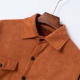thumbnail image 3 of Jackets for Men 2025 Fall Winter Long Sleeve Button Down Collared Casual Loose Jacket with Pockets Outerwear Coat, 3 of 7