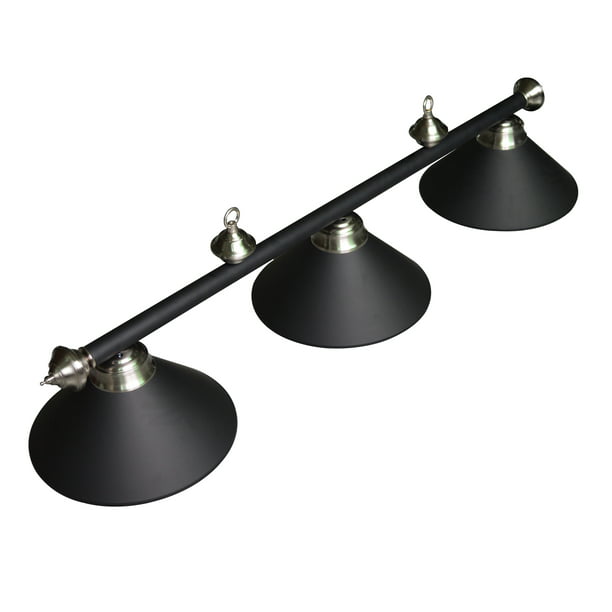 Hathaway 3 Shade Billiard Light Black, How To Make A Pool Table Light Fixture