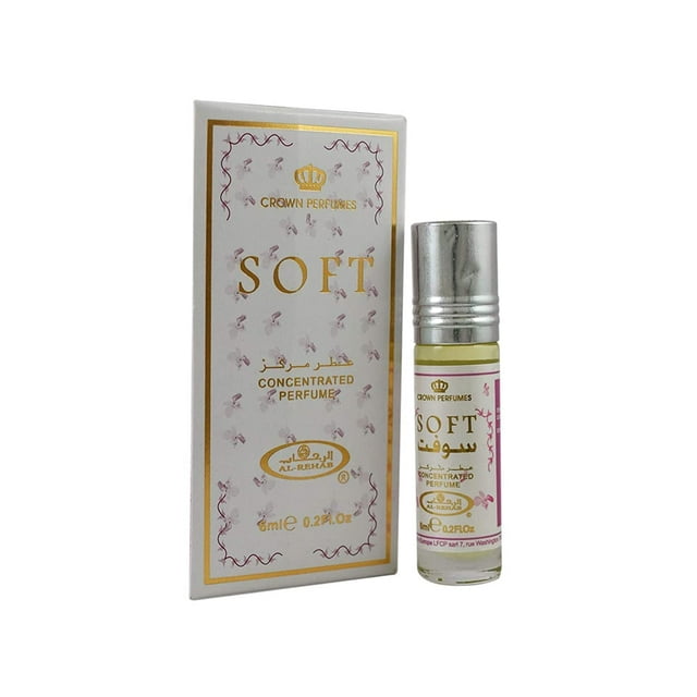 Aceite de perfume Al-Rehab Soft Rollerball, 6 x 6 ml, sin alcohol