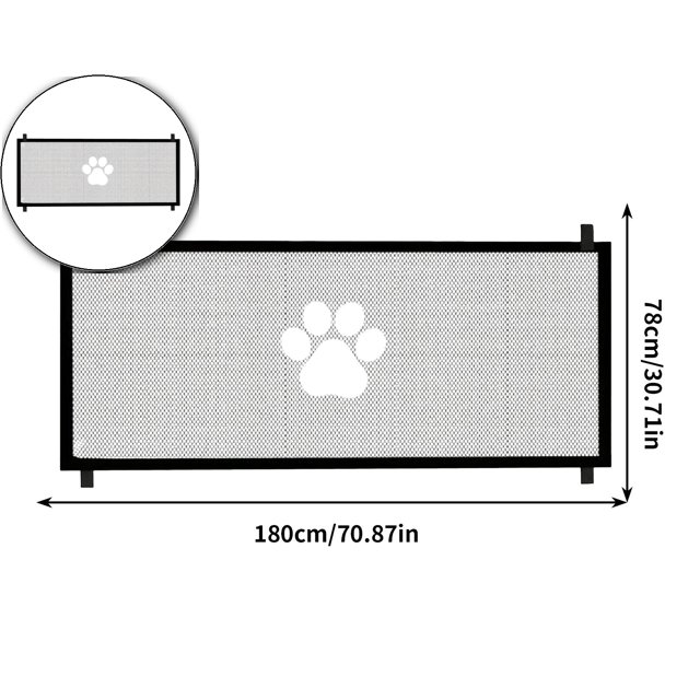 Dvruxg Dog Gate, Stair Gate, Isolation Gate, Pet Gate Dog Fence Portable Puppy Isolation Net Isolation Gate