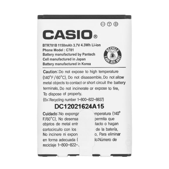 Casio BTR781B Battery for Ravine 2
