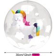 thumbnail image 2 of 2 Pieces 12 Inch Unicorn Inflatable Beach Ball Summer Water Fun Game Ball Beach Football, 2 of 5