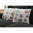 thumbnail image 5 of Ambesonne Cat Throw Pillow Cover 4 Pack, Watercolor Kitties Pet, 18", Multicolor, 5 of 5