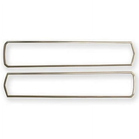 Scott Drake S7MS-13489 1967 Satin Taillight Bezels - Pair