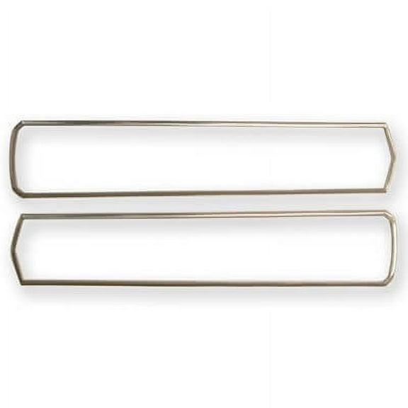 Scott Drake S7MS-13489 1967 Satin Taillight Bezels - Pair