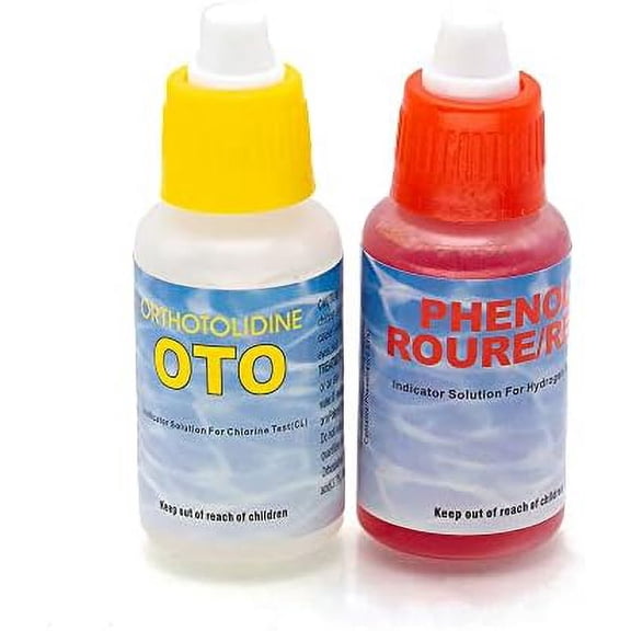 Swimming Pool Spa Water Chemical Test Kit for Chlorine and Ph Test (Refill Only)$$Garden & Patio