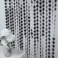 thumbnail image 5 of BalsaCircle Metallic Black Star 6 feet Foil Tassels Fringe Backdrop Curtains Party Events, 5 of 8