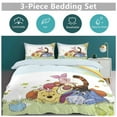 thumbnail image 3 of 3-Pieces The New Adventures of Winnie The Pooh Quilt Cartoon Bedding Setswith 1 Quilt Cover + 2 Pillowcases , King, 3 of 8