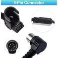 thumbnail image 3 of Recliner Remote Lift Chair Remote Replacement 2 Button (Up/Down) 5-Pin Hand Controller for Lazyboy, Golden Limoss OKIN, 3 of 6