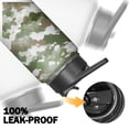 thumbnail image 5 of 18oz Insulated Water Bottle with Straw & Cleaning Brush, Wide Mouth Stainless Steel Flask, Camo Print, 5 of 5