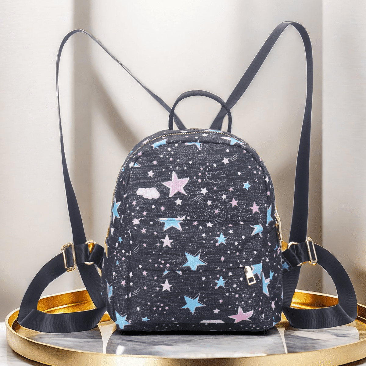 best affordable mini backpacks AOTIAN Backpack for Women, Lightweight Sturdy Nylon Small Daypack | Anti-Theft Rear Pocket, Premium Upgraded Zippers, Fits 11" Tablet, Reinforced Stitching, Backpack Purse for Daily Outings Side open pockets comfortably hold water bottles Mini Backpacks | Small &
