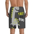 thumbnail image 3 of Fotbe Cute Dinosaur Pajama Shorts for Men, Men's Pajama Bottoms, Sleepwear,Short Pajama Pants-Large, 3 of 9