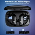 thumbnail image 3 of Wireless Earbuds Bluetooth Headphones 48hrs Play Back Sport Earphones with LED Display Over-Ear Buds with Earhooks Built-in Mic Headset for Workout, 3 of 6