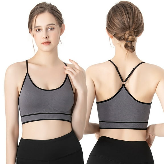 Sokhug Sports Bras for Women Seamless Comfort Wireless Yoga Underwear