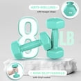 thumbnail image 4 of Dumbbell Yes4All Vinyl Coated 3.5kg Pair Bermuda, 4 of 6