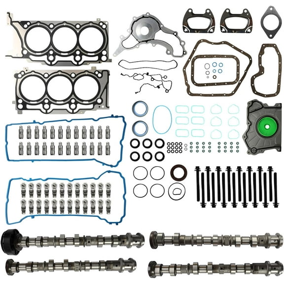 Camshaft Rocker Arm Valve Lifters Head Gaskets Set for Chrysler 200 300 Dodge  Challenger Jeep Grand Cherokee Ram 1500 3.6L 2011-2016