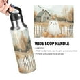 thumbnail image 4 of Yayeee 20oz Insulated Water Bottle Double Wall Stainless Steel with Flip Straw Lid, Cute Halloween Pumpkins, 4 of 7