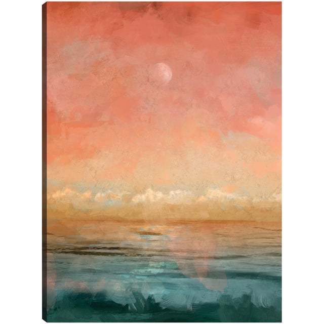 Cuadro Decorativo | Fine Art Tj | Resplandor Lunar Por Studio Arts - 28 x 28 cm Fine Art Tj Impresión en canvas, estrechado.
