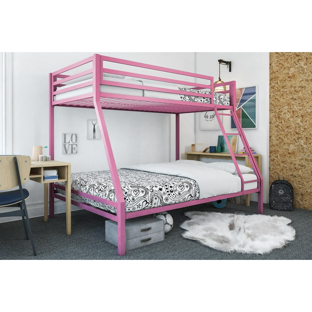 Mainstays Premium Twin over Full Bunk Bed, Multiple Colors Walmart