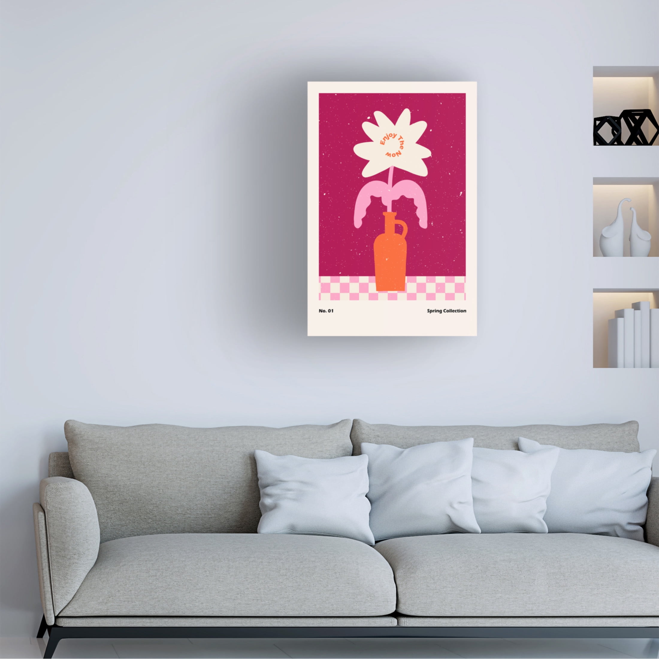 Trademark Fine Art NKTN Spring Flower 01 Canvas Wall Art