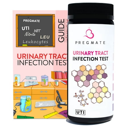 PREGMATE Urinary Tract Infection UTI Test Strips Leukocytes And Nitrite