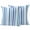 White Blue, variant on 2 Pack Outdoor Waterproof Throw Pillow Covers,Dark Blue Gradient Stripe Decorative Square Pillow Case Patio Pillowcases for Chair Couch Sofa 16x16in