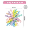 thumbnail image 4 of 8 Count, 6" Large Christmas Curly Ribbon Bows, Curly Bows for Gift Wrapping Curling Ribbon with Self Adhesive for Gift Wrap, Presents, Wine Bottle, Treat Bags, Birthday, Wedding Party Favors, 4 of 5