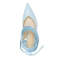 thumbnail image 3 of XYD Women Classic Ankle Wrap Lace Up Pumps Thin High Heel Pointed Closed Toe Stiletto Sandals Party Dressy Shoes Size 9.5 Sky Blue, 3 of 4