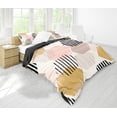 thumbnail image 4 of Juego de cama hexágonos abstractos, 4 of 4