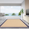 thumbnail image 2 of Linon Athena Natural & Blue 9.10x13 Area Rug, 2 of 6
