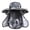 Z15-CE1, variant on Full Coverage Solar Fan Hat with Face Mask & Neck Flap, Wide Brim Rechargeable UV Protection Cooling Hat for Fishing Farming Cycling,One Size