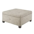 thumbnail image 2 of Gracie Mills Rylie Button-Tufted Square Storage Ottoman - GRACE-3638, 2 of 3