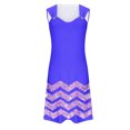 thumbnail image 4 of Annhoo Robe d'Été Tendance pour Femmes, Imprimée, Col en V, Sans Manches, Mini, Décontractée, Plage, Vacances, Robe Courte, 4 of 5