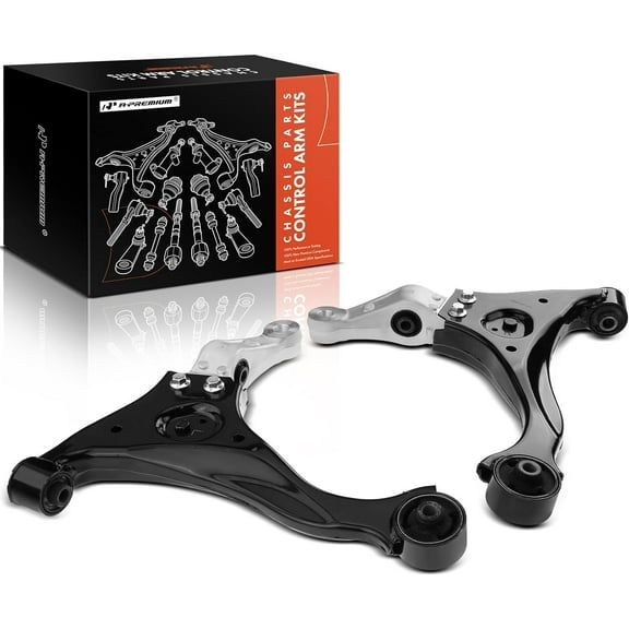 A-Premium 2 x Front Lower Control Arm with Bushing, Compatible with Hyundai Sonata 2006 2007 2008 2009 2010, Replace # K641392, K641391