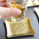 thumbnail image 2 of Posavasos de metal para mesa de comedor, bandeja protectora de calor, cuadrado de cobre, decoración navideña, tapete resistente, 1/6 piezas, 2 of 6