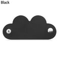 thumbnail image 1 of 1Pcs Cartoon Leather Desktop Storage Earphone Cord Winder Cable Management Winder Tie Cable Winder Cord Organizer BLACK, 1 of 8