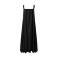 thumbnail image 5 of Sngxgn Women Deep V Neck Wrap Dress Summer Sleeveless Party Dress(Black,XXL), 5 of 5