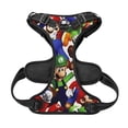 thumbnail image 5 of Lsque Mario Dog Harness, No-Pull Pet Harness with 2 Leash Clips, Adjustable Soft Padded Dog Vest with Easy Control Handle for Large Dogs-Medium, 5 of 9