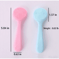 thumbnail image 2 of Facial Cleansing Brush Face Scrubber - Deep Cleansing Exfoliating Tool for Blackhead Removal, Gentle Skin Care Massager, Handheld Face Wash Brush for Men Women Home Use, 5.12 inch, 2 of 5