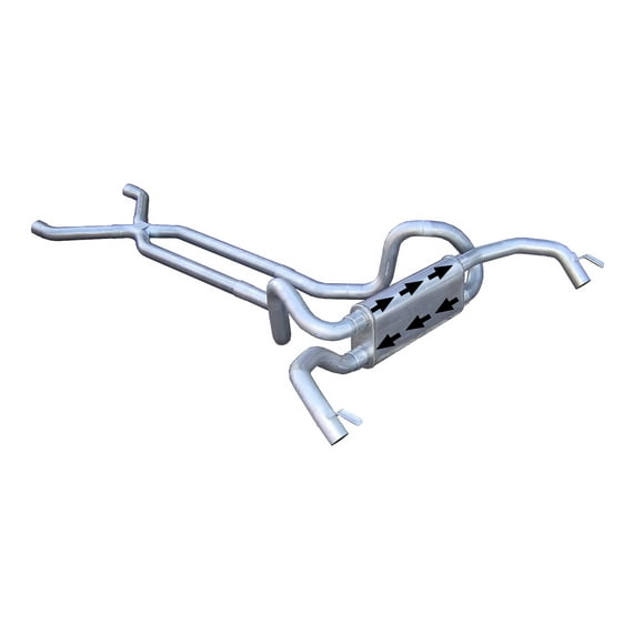 Pypes Système d'Échappement Performance Sgf70s Crossflow avec Système d'Échappement en X