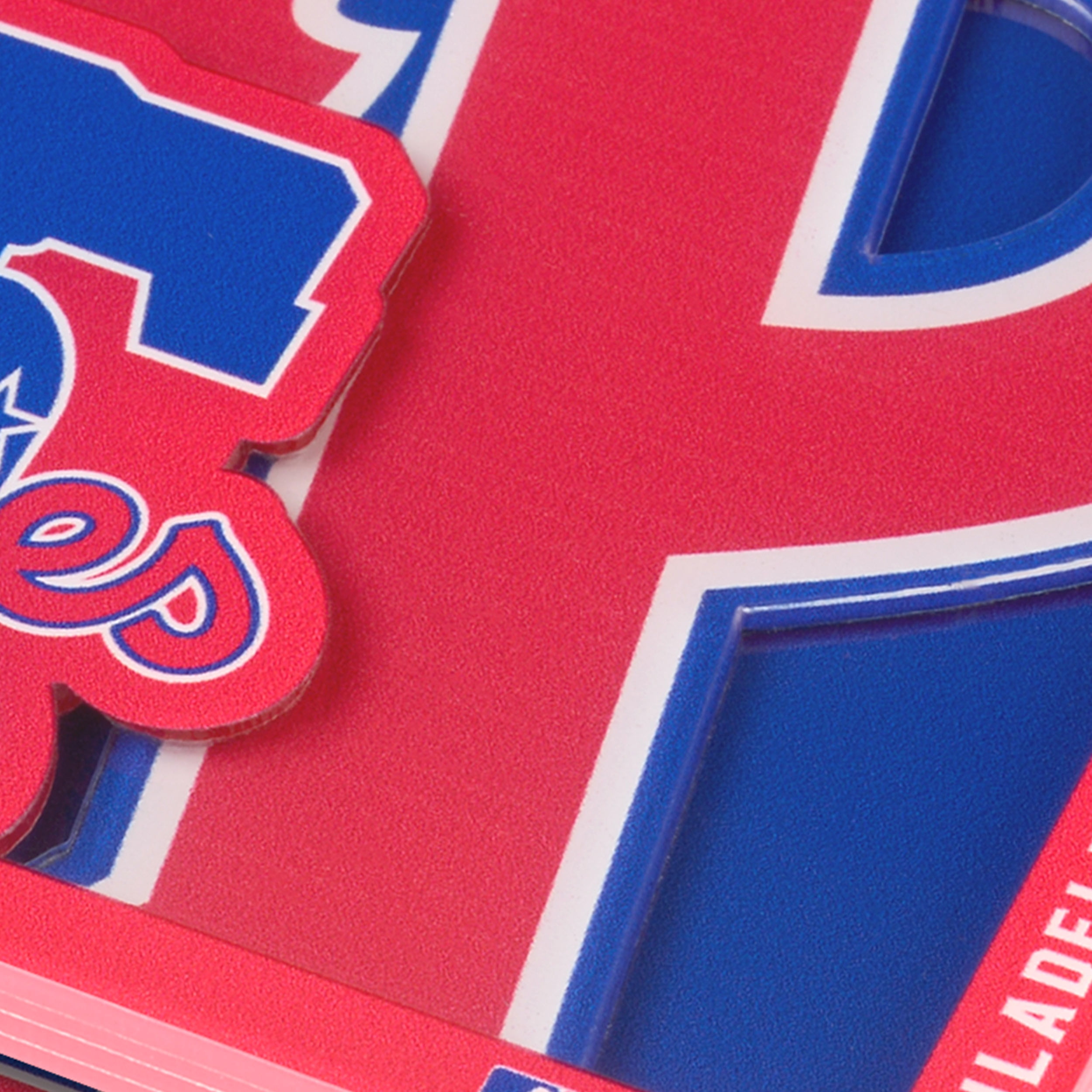 YouTheFan MLB Philadelphia Phillies 3D-LSC 3D Logo Series Coasters - Pack of 2