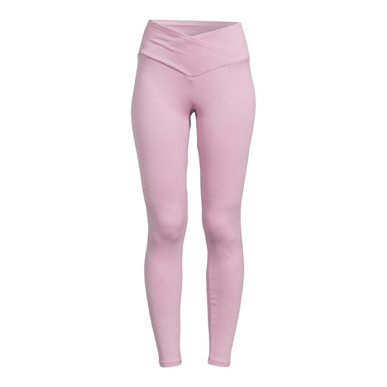 Avia Activewear Workout Yoga Stretch Blue Pink Pants Leggings Size Large