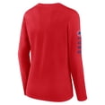 thumbnail image 3 of Women's Fanatics  Red Chicago Cubs Team Long Sleeve T-Shirt, 3 of 3