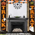 thumbnail image 3 of Gustave Halloween Trick Or Treat Hanging Banner Door Decoration, Porch Decorations Outdoor Signs for Home Welcome Signs "C Style", 3 of 8