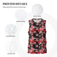 thumbnail image 3 of Sikiie Rose Flowers Basketball Jersey Reversible Men's Mesh Athletic Sports Shirts Training Practice S-4XLMedium, 3 of 6