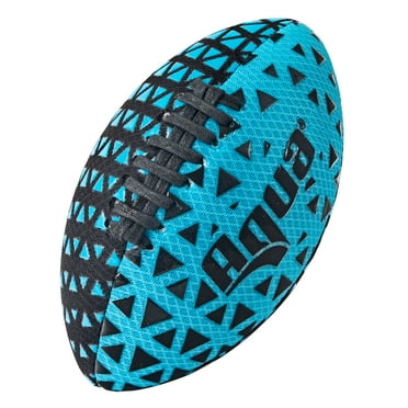 Aqua G'Ripped Football Pool Toy for Children, Black & Blue, For the Backyard, Pool, or Beach