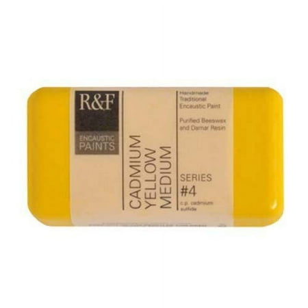UPC: 0836943000421 | R&F Encaustic 40ml Paint  Cadmium Yellow Med
